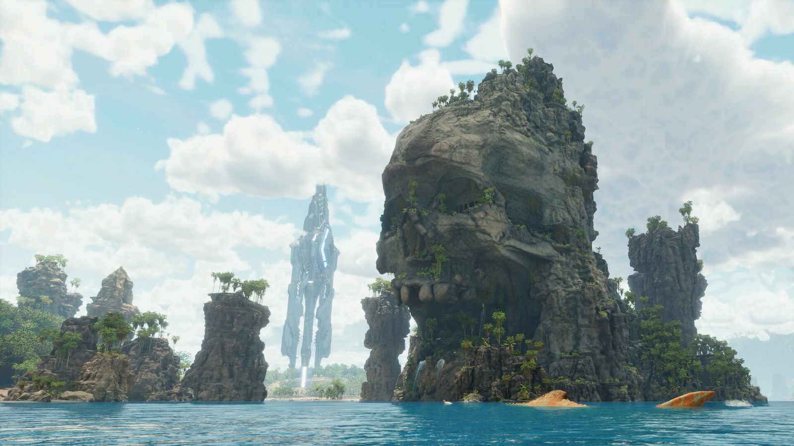A tamed dinosaur in ARK: Survival Ascended