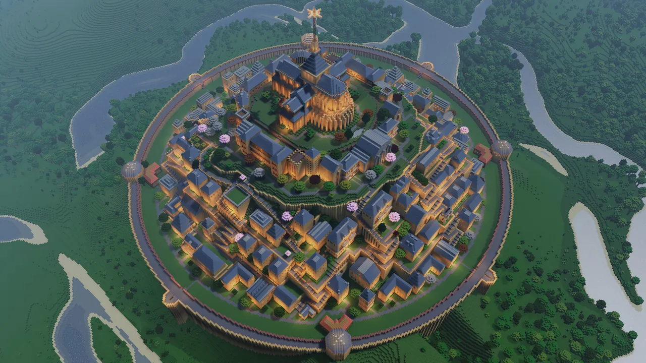 A Colony Survival world from above
