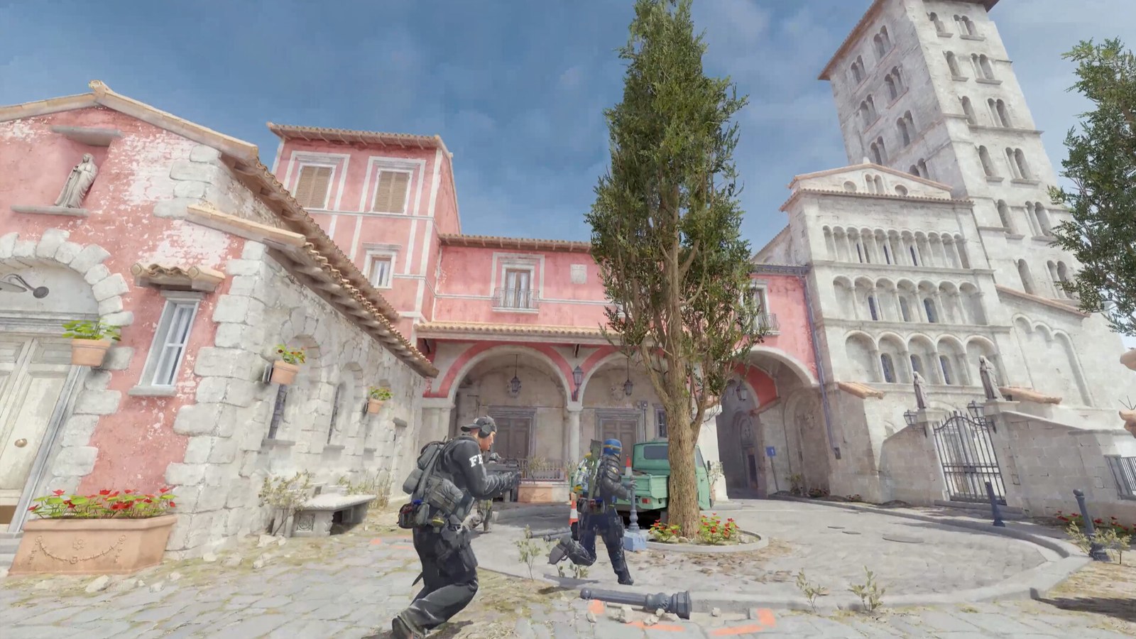 A CS2 round on Mirage
