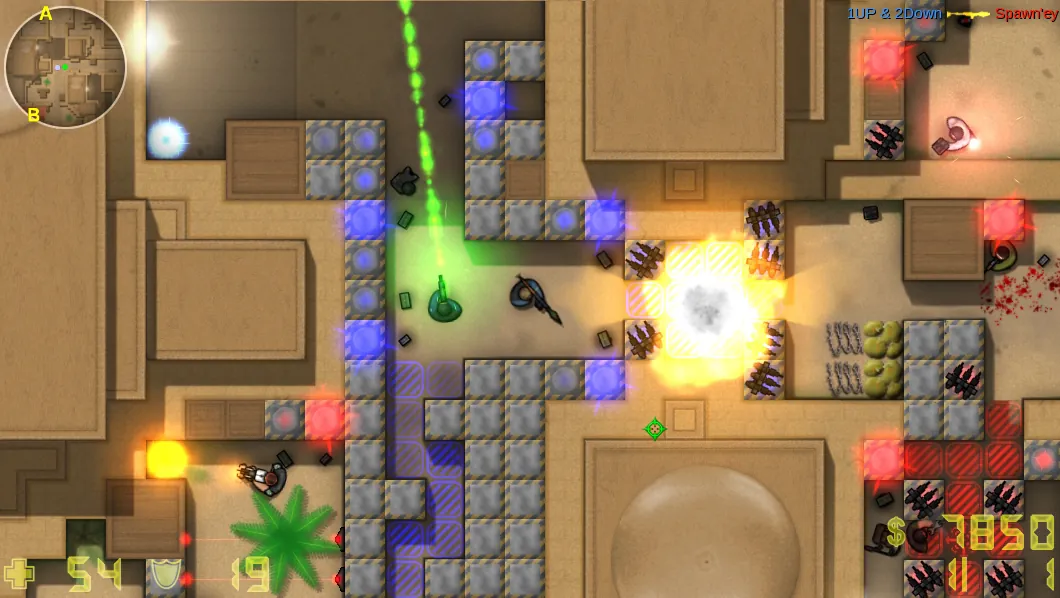 CS2D server running a custom mode
