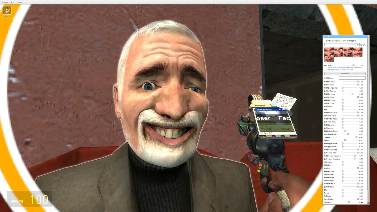 A Garry's Mod server running a custom city map loaded from a Workshop collection