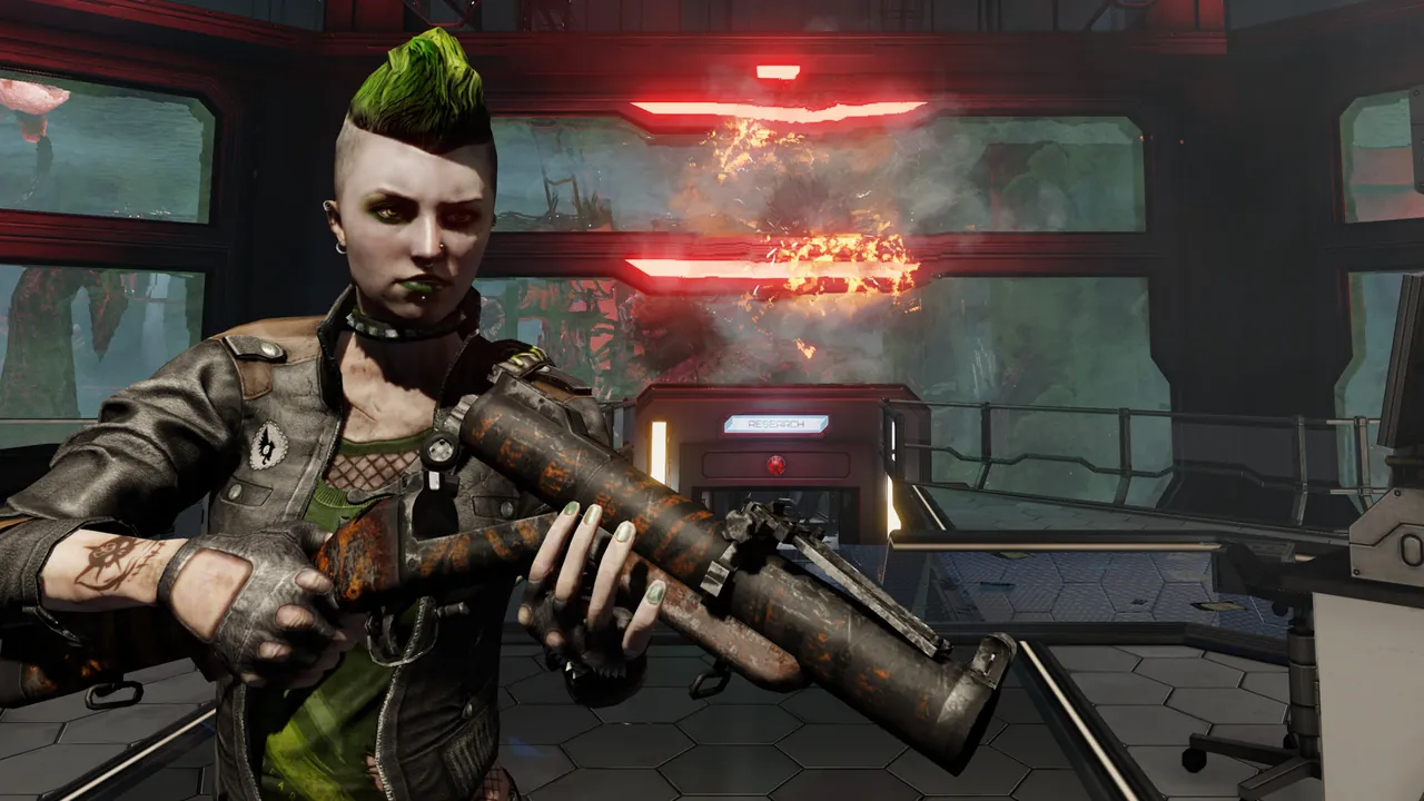 Killing Floor 2 players fighting a horde of Zeds in a dark industrial map