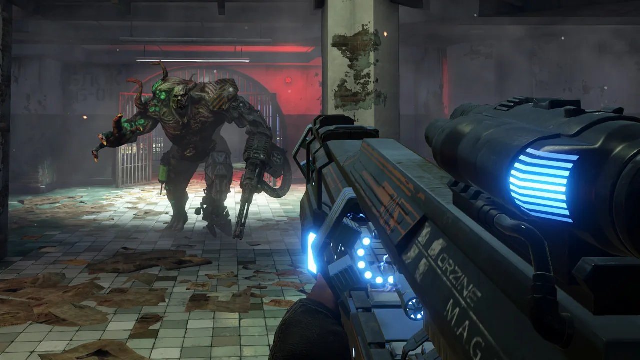 Players fighting Zeds on a custom Workshop map in Killing Floor 2