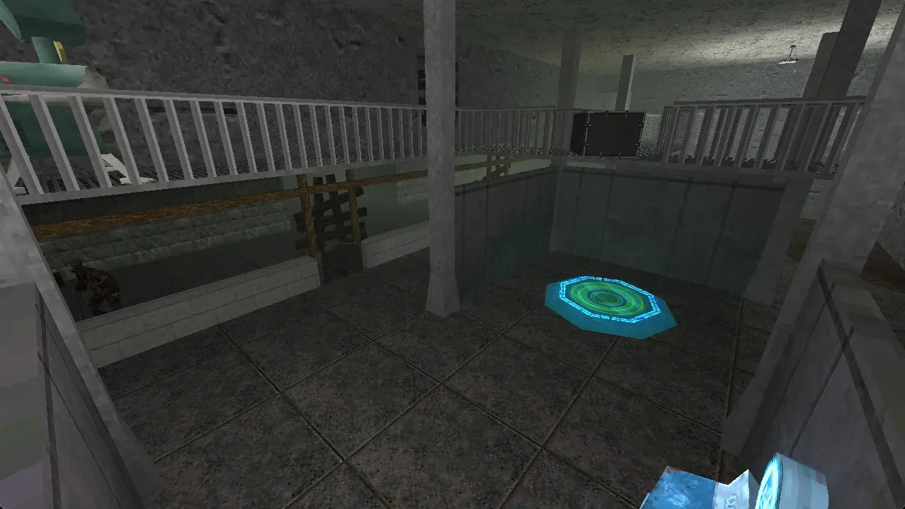 A zombie wave breaking through barricades in Nazi Zombies: Portable