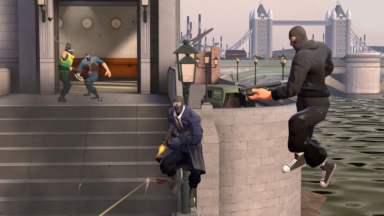 Open Fortress, a Source engine arena shooter