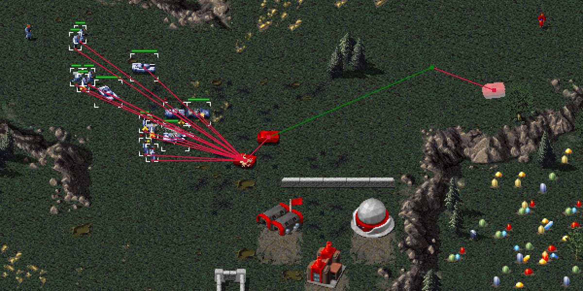 GDI and Nod forces in OpenRA Tiberian Dawn