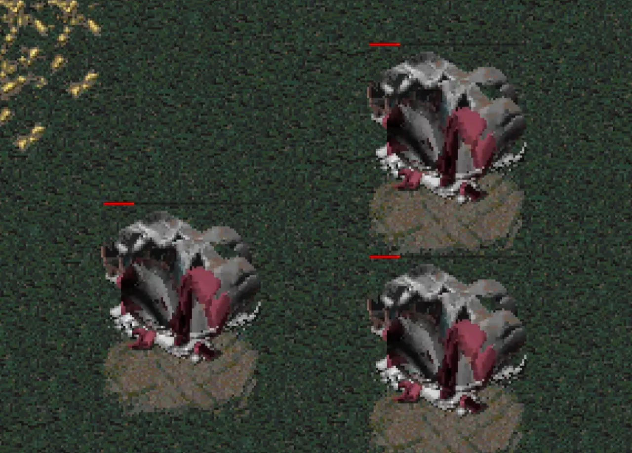 A Tiberian Dawn battle in OpenRA