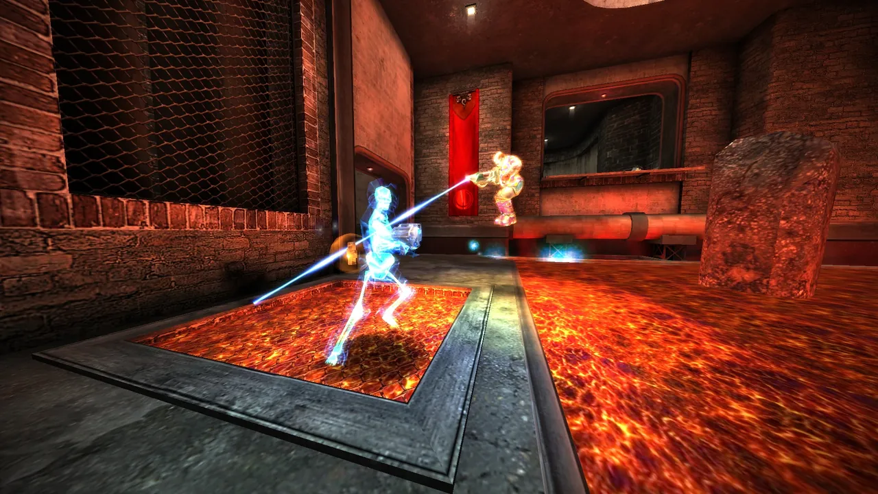 A custom Quake Live arena map