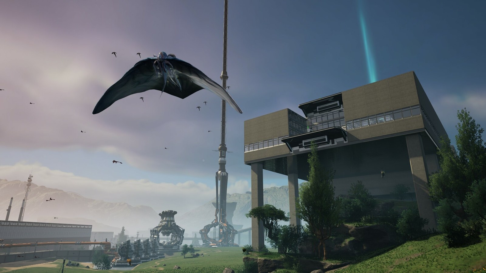 A scene from Satisfactory