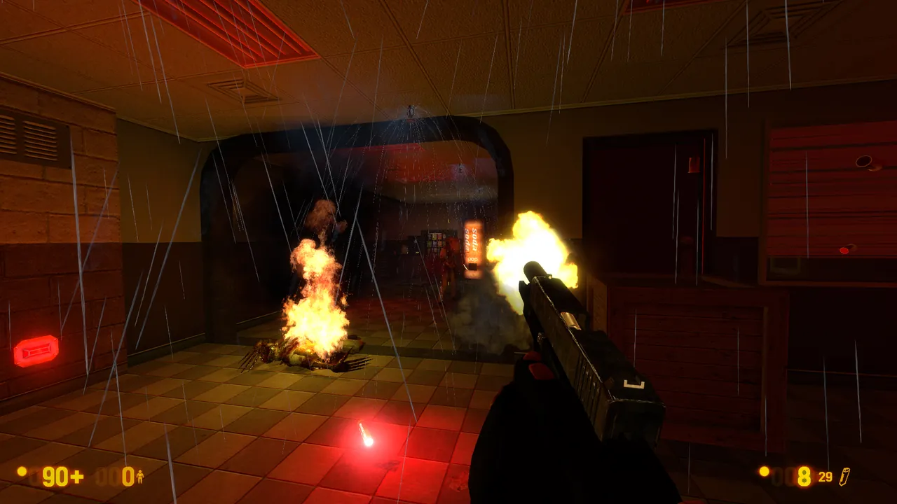Black Mesa, played in co-op with SourceCoop