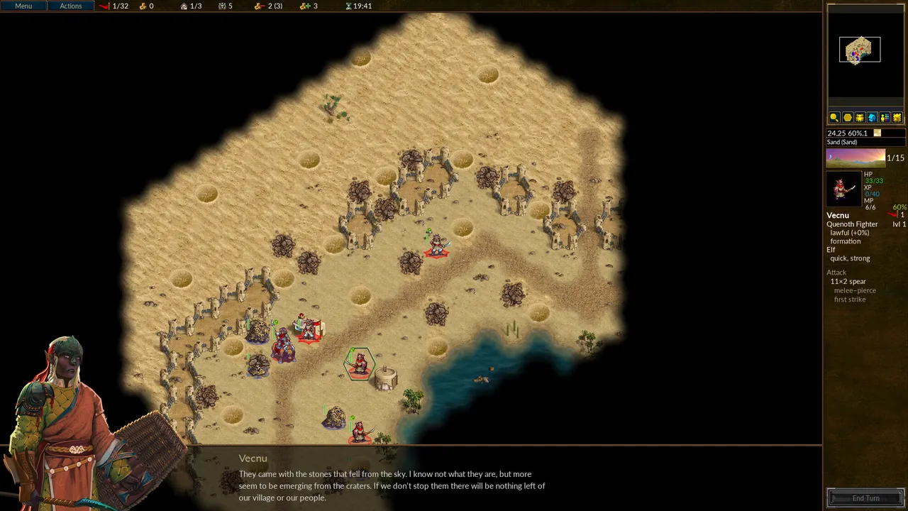 A Battle for Wesnoth campaign map