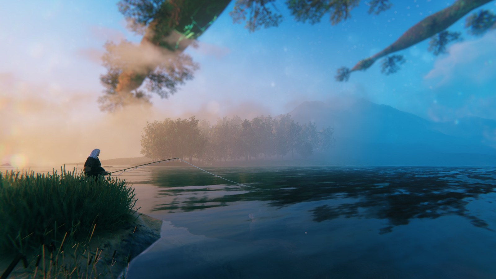 A Valheim boss arena in the plains