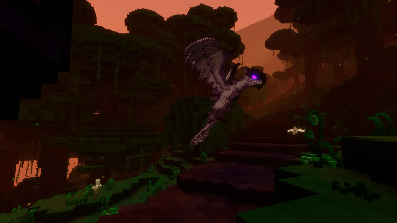 A scene from Veloren, a free voxel RPG