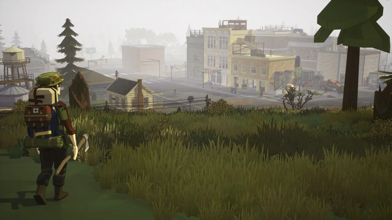 A survivor exploring the Zombie Survival Game Online map